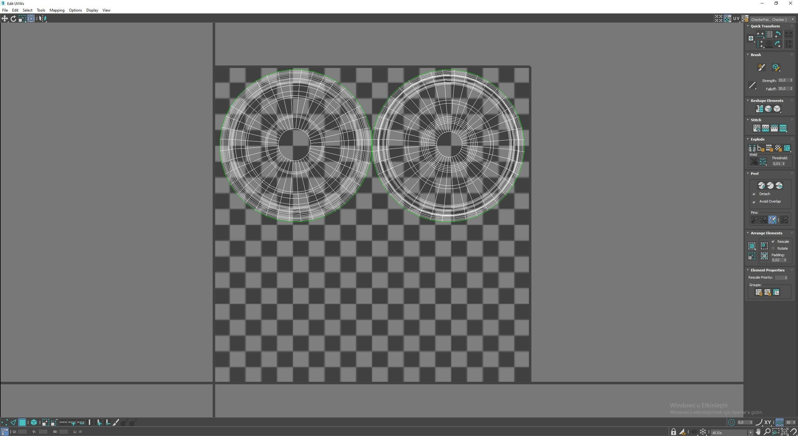 plate medieval Low-poly 3D model_8