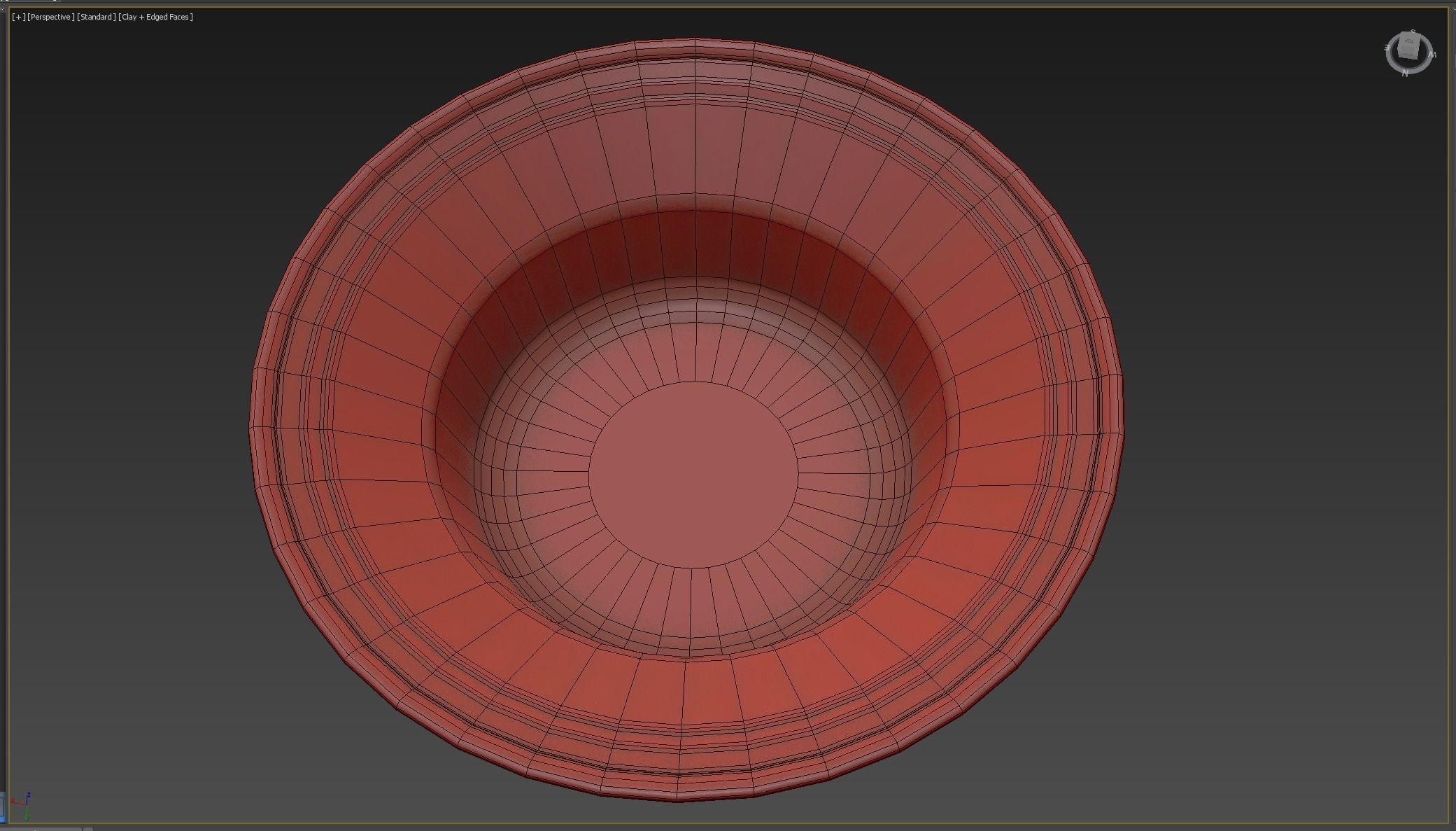 plate medieval Low-poly 3D model_4