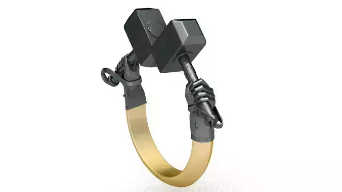 Thor Mjolner Mens Ring