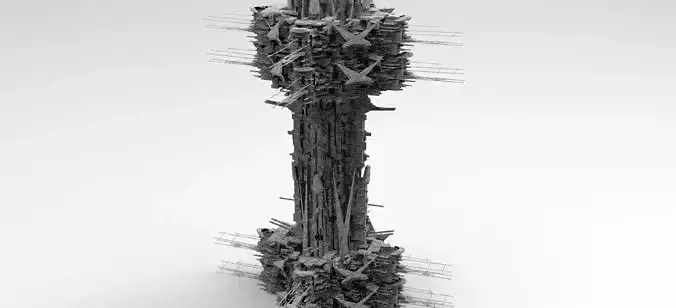 Sci-Fi City  Mega city colony 6