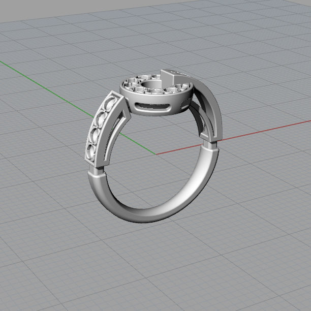 3d model ring Bulgari 3D print model_5