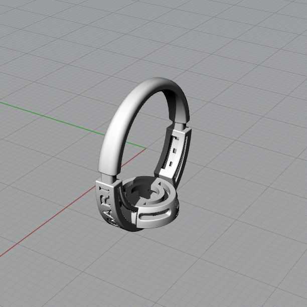 3d model ring Bulgari 3D print model_3
