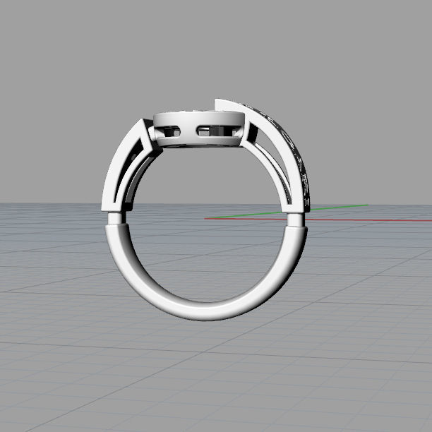 3d model ring Bulgari 3D print model_6