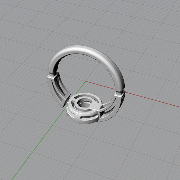 3d model ring Bulgari 3D print model_12