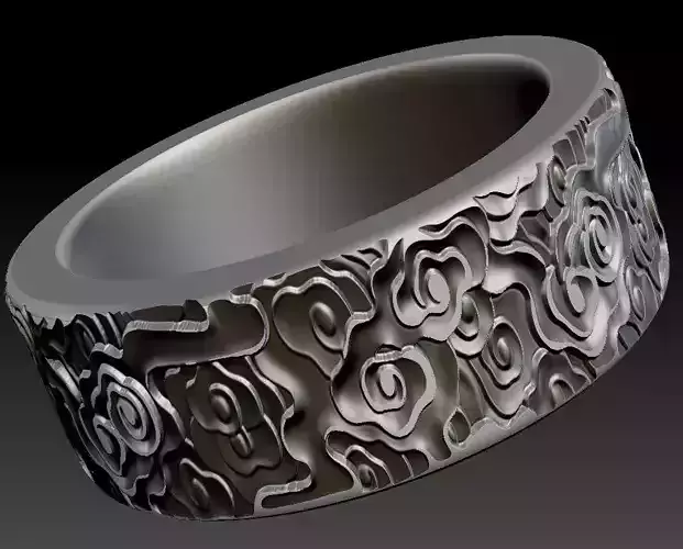 CLOUD RING 3D print model