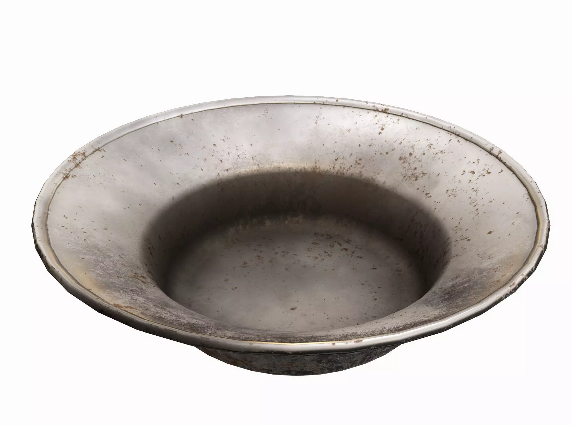 plate medieval  Low-poly 3D model_0