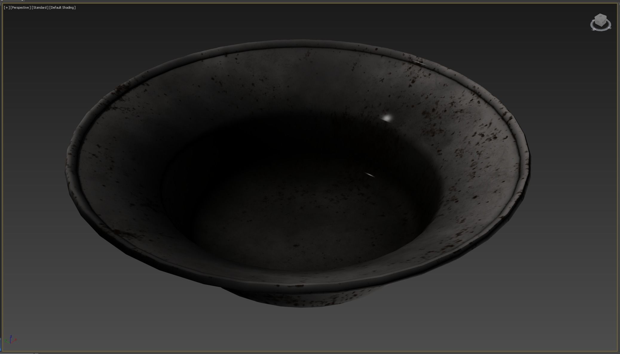 plate medieval  Low-poly 3D model_5