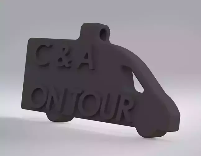 Keychain as a gift for friends or family in STL format 3D print model
