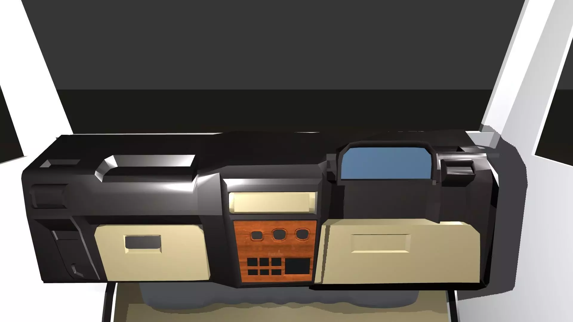 10000 interior of car 3D model_0