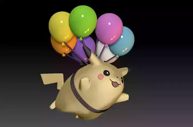 Pokemon Pikachu Flying