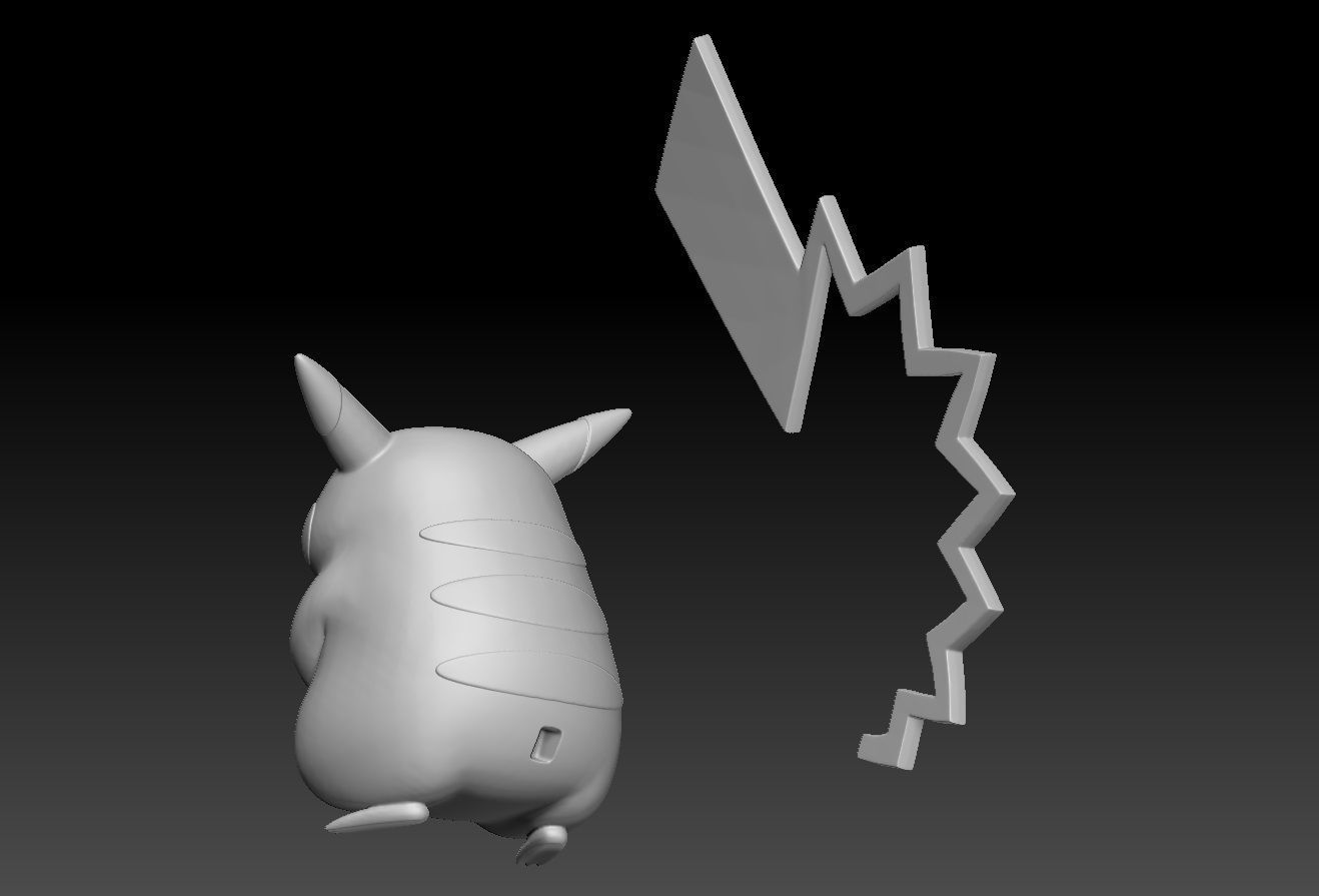 Pokemon Gigantamax Pikachu 3D model 3D printable | CGTrader