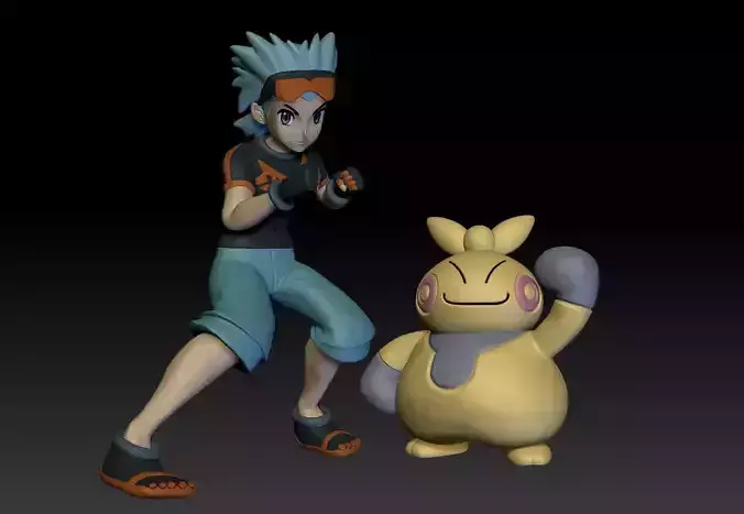 Pokemon Hoenn Gym Leader Brawly