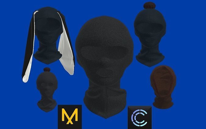 Balaclava Outfits MD CLO 3D zprj project files 3D model