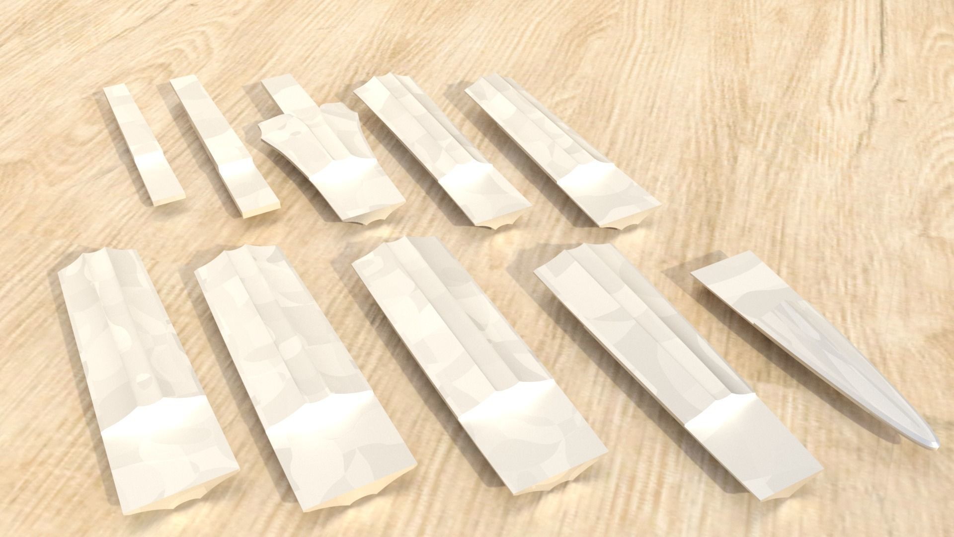Glamdring sword in snow 3D print model_15