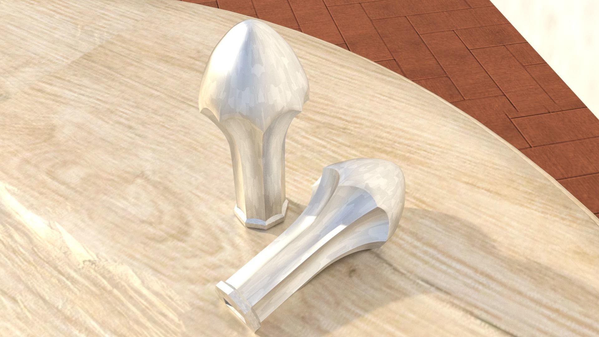 Glamdring sword in snow 3D print model_5