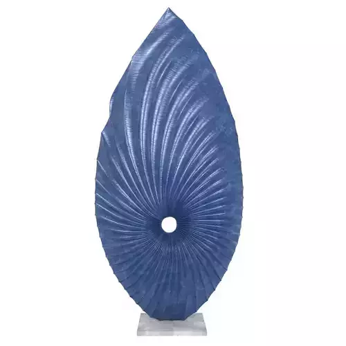 Benoit Blue Sculpture 