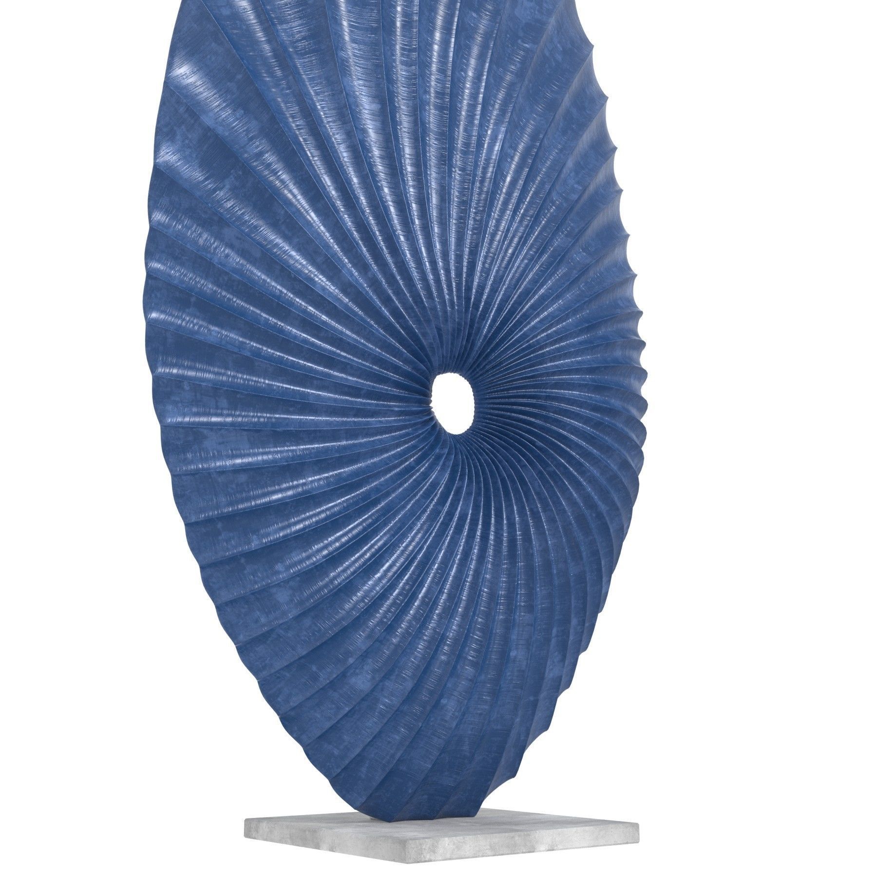 Benoit Blue Sculpture  3D model_4