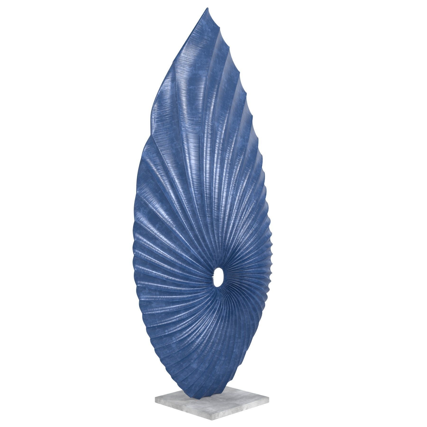 Benoit Blue Sculpture  3D model_1