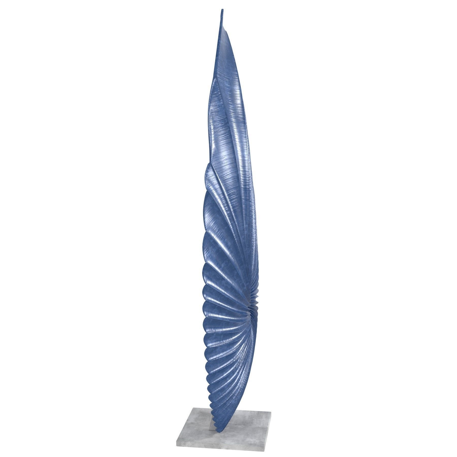 Benoit Blue Sculpture  3D model_2