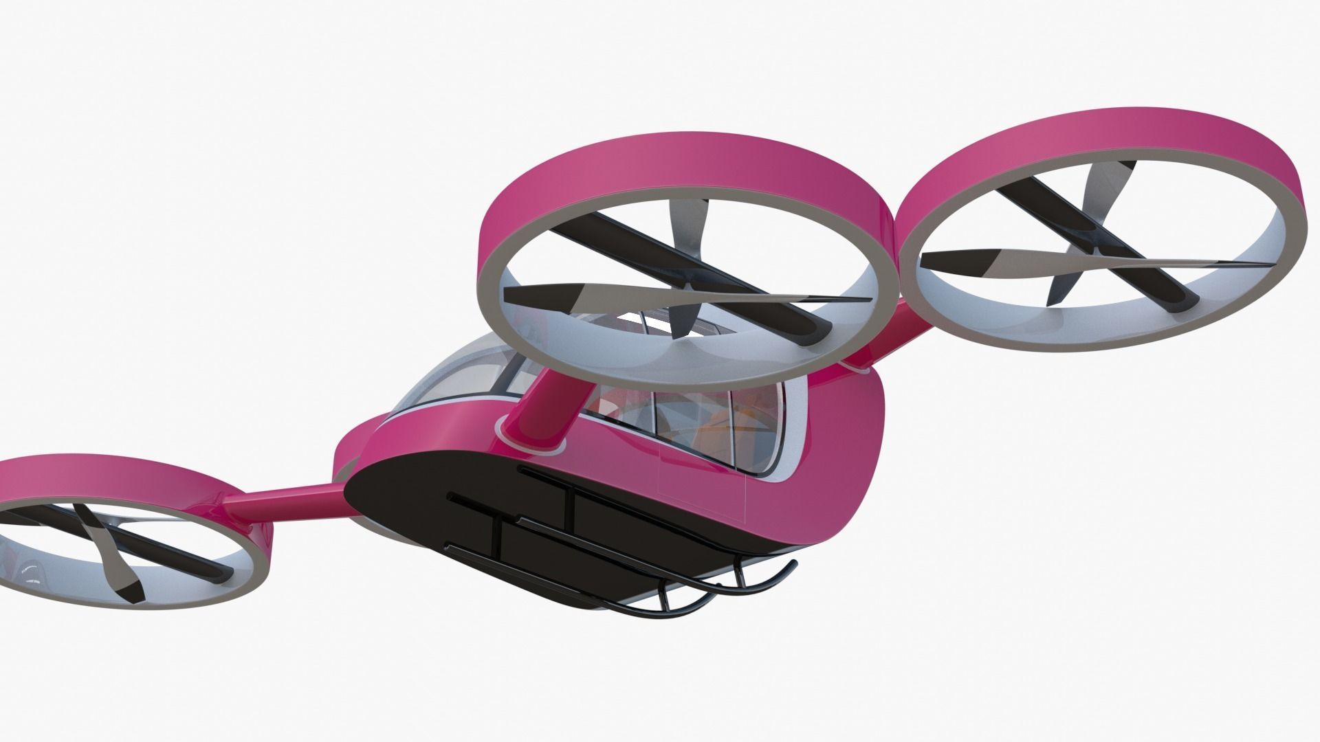 Passenger drone concept 3 3D model_5