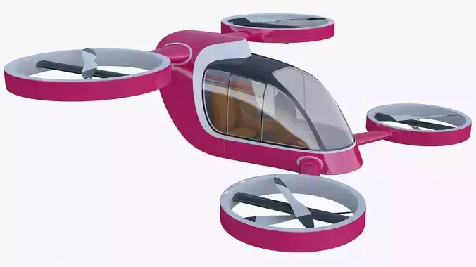 Passenger drone concept 3 3D model