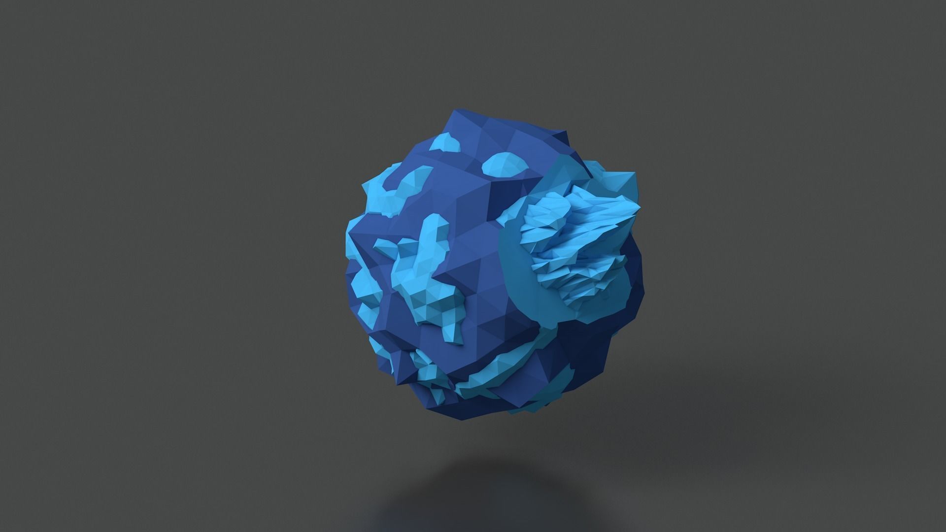 Free Demo of Low Poly Space Alien Worlds 3D Asset Pack Free low-poly 3D model_10