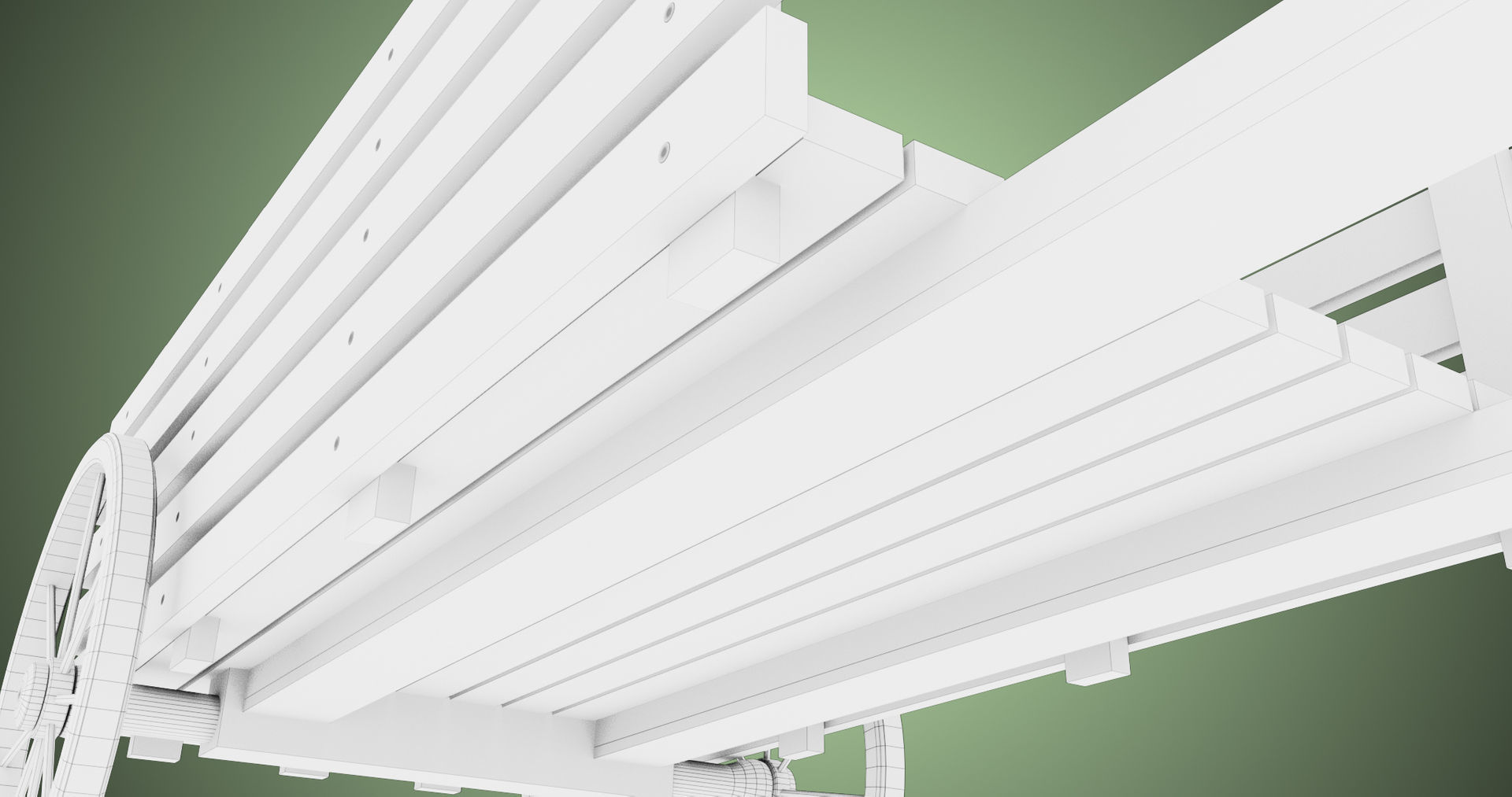 Wooden Cart04 All PBR Unity UE Textures Included Low-poly 3D model_48