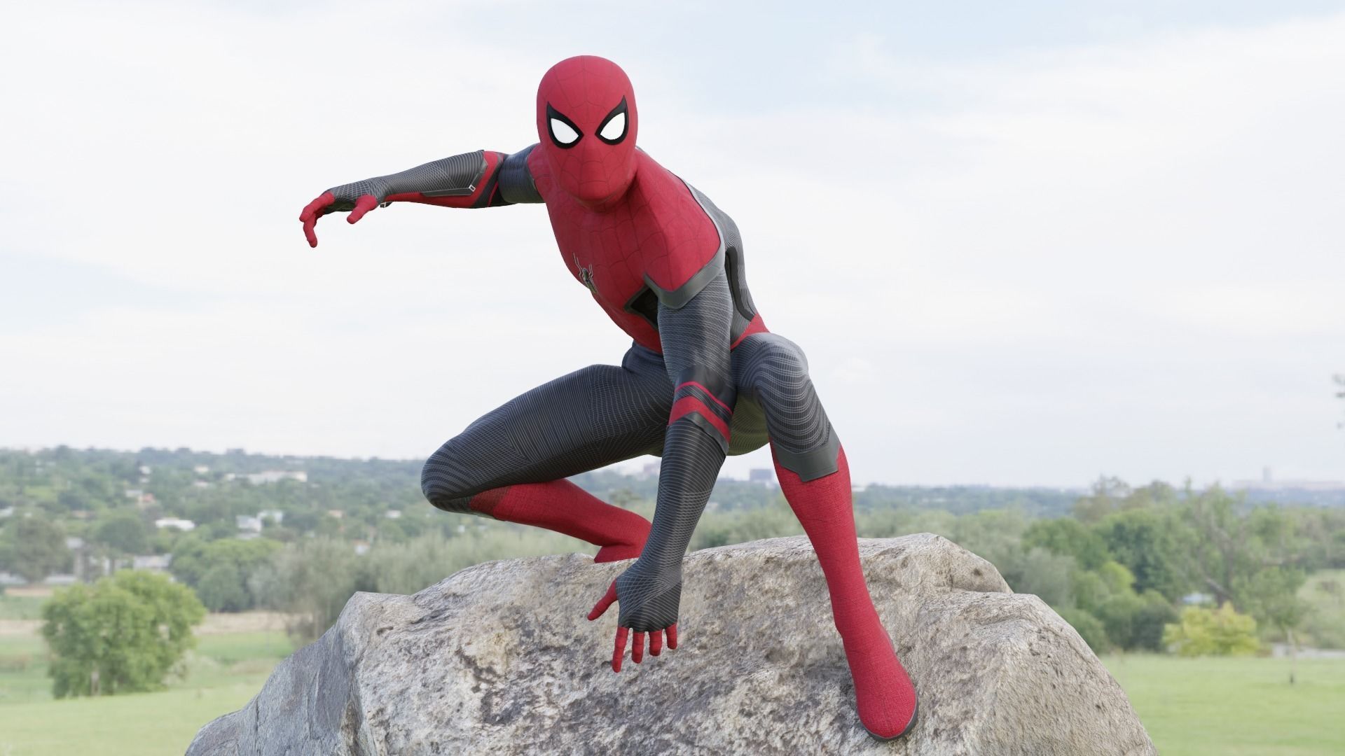 Spiderman Upgraded Suit 3D model_6