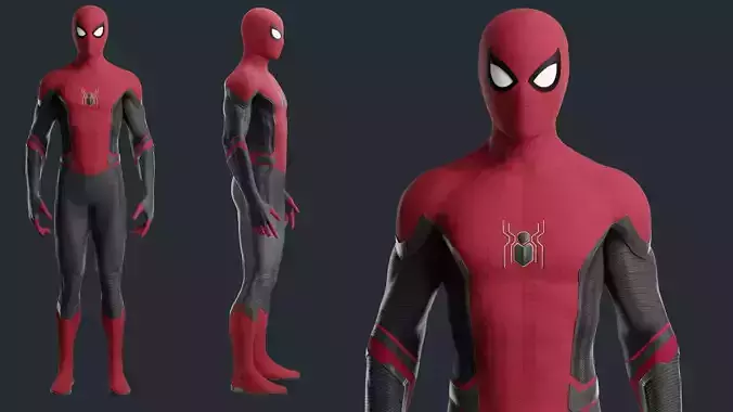 Spiderman Upgraded Suit 3D model