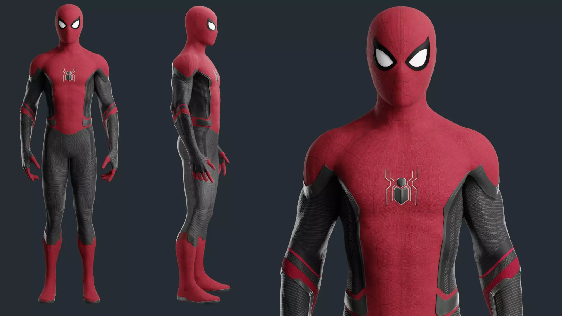 Spiderman Upgraded Suit 3D model_0