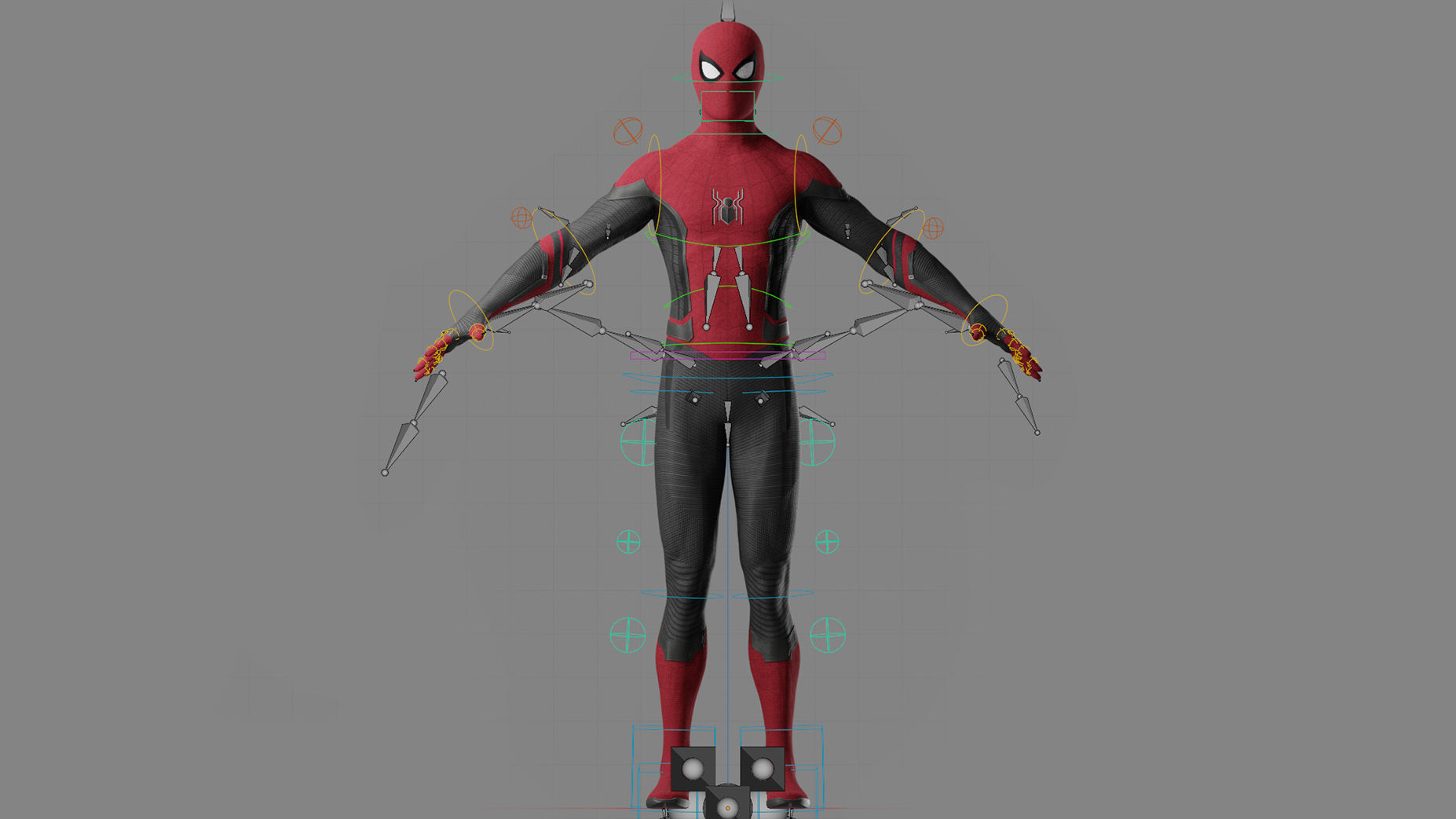 Spiderman Upgraded Suit 3D model_8
