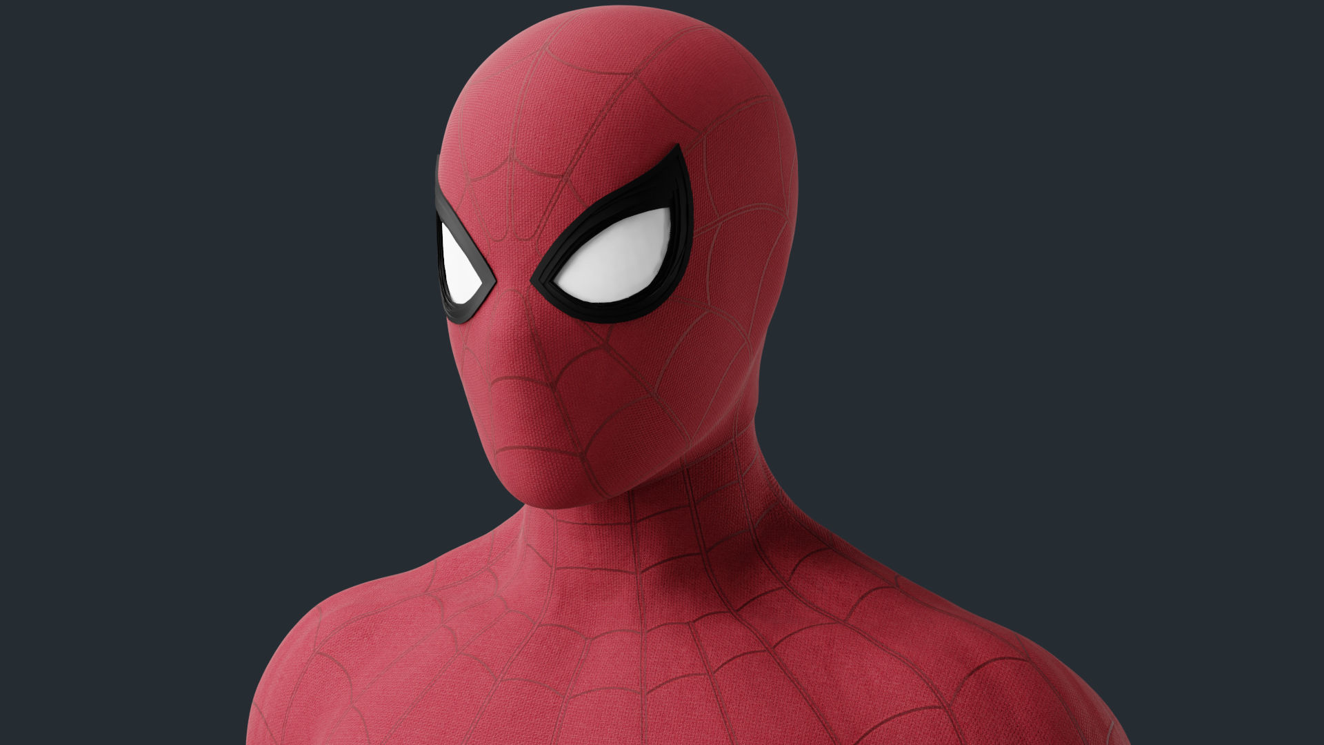 Spiderman Upgraded Suit 3D model_4