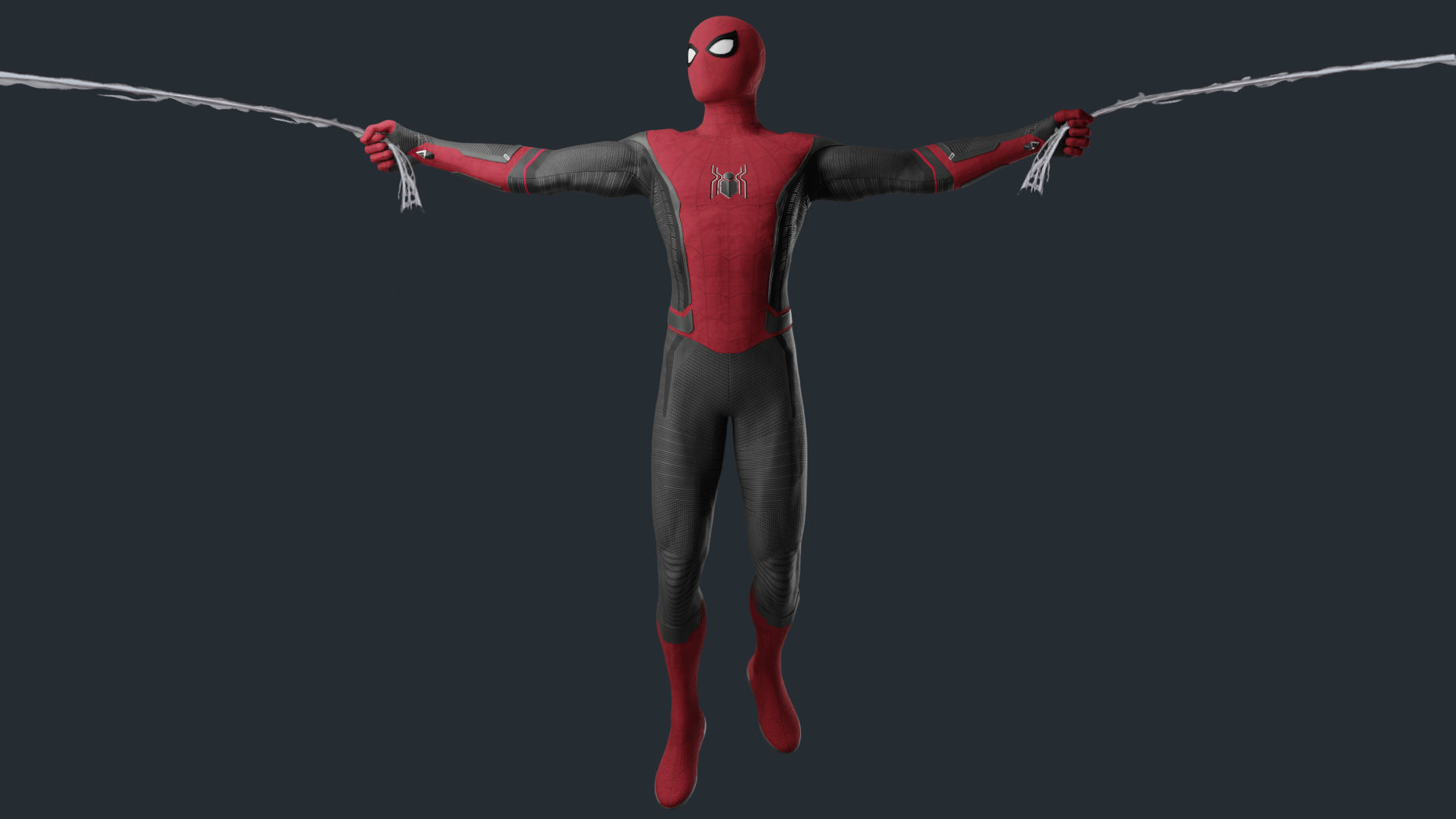 Spiderman Upgraded Suit 3D model_7
