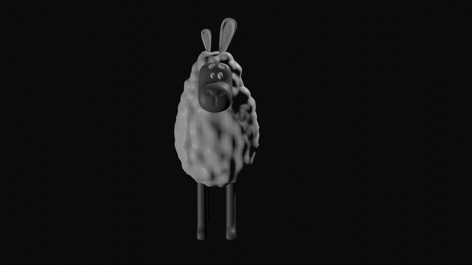 Sheep model 3D model_1