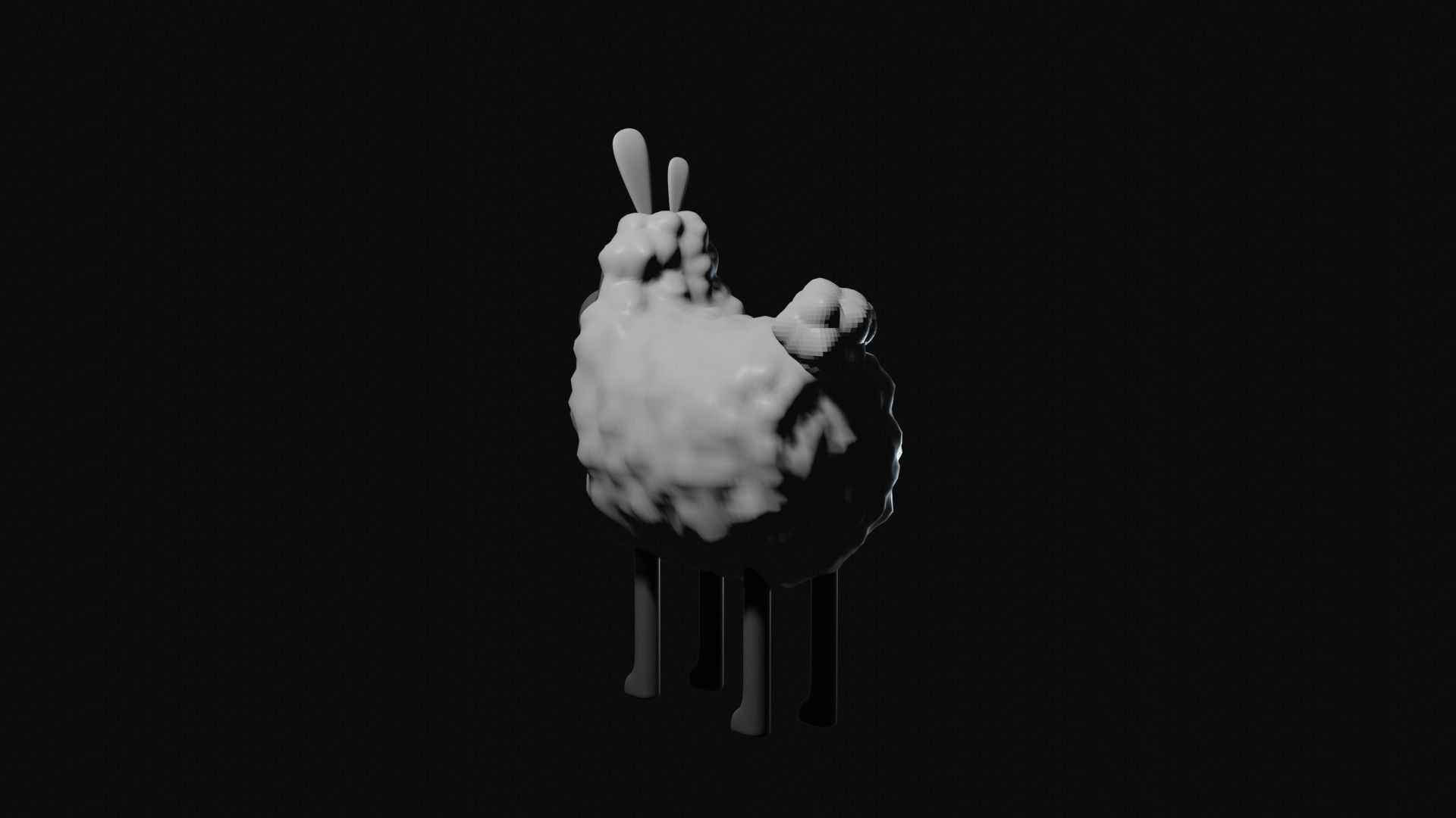 Sheep model 3D model_2