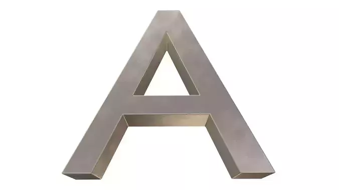 A Metal Bench 3D Model AR VR PBR