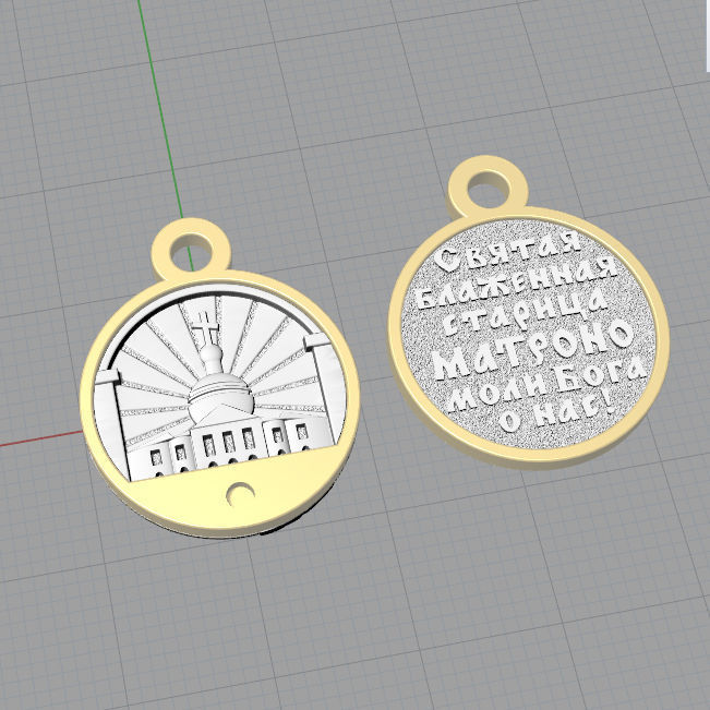 Pendant of the St Matron 3D print model_15