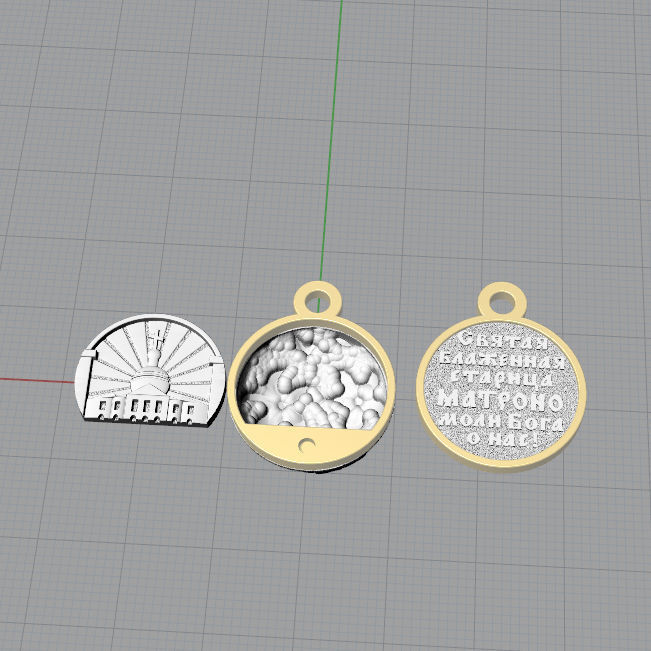 Pendant of the St Matron 3D print model_6