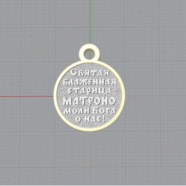 Pendant of the St Matron 3D print model_14