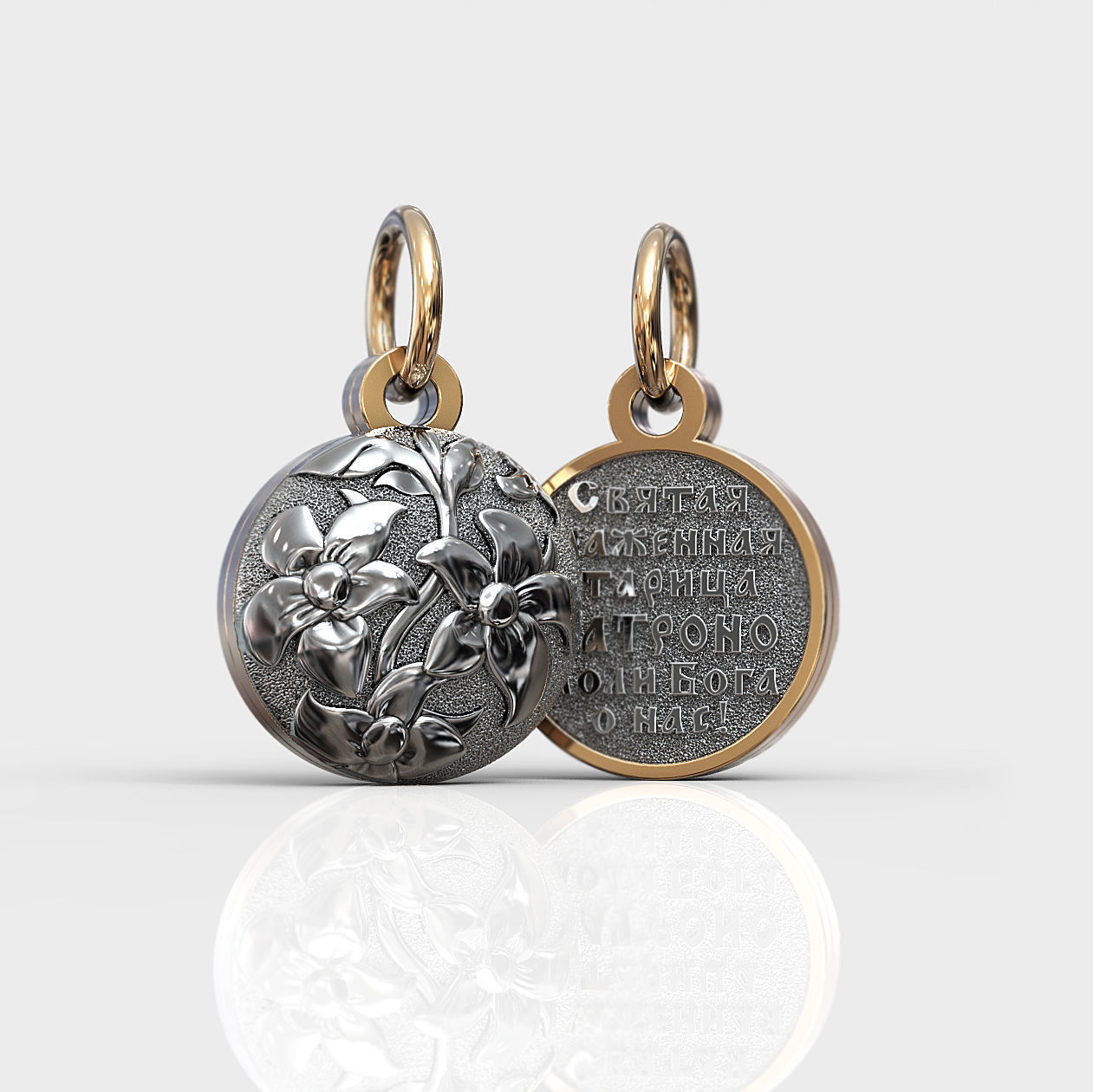 Pendant of the St Matron 3D print model_3