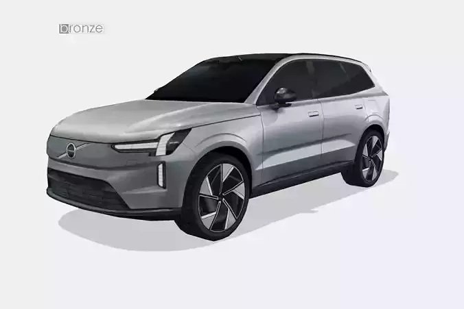 Volvo EX90 2024 Low-poly 3D model