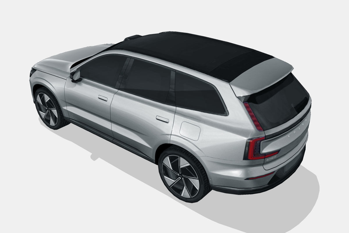 Volvo EX90 2024 Low-poly 3D model_7