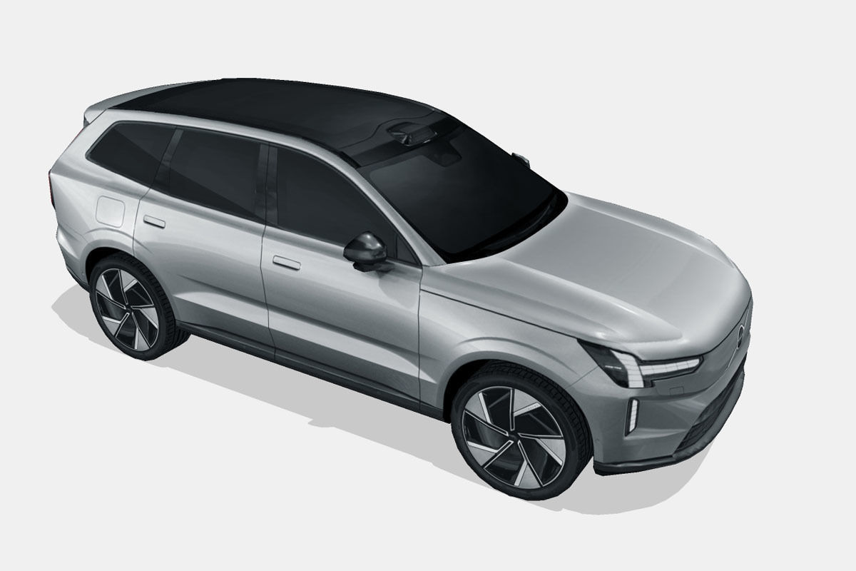 Volvo EX90 2024 Low-poly 3D model_14
