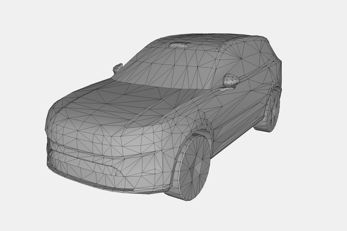 Volvo EX90 2024 Low-poly 3D model_18