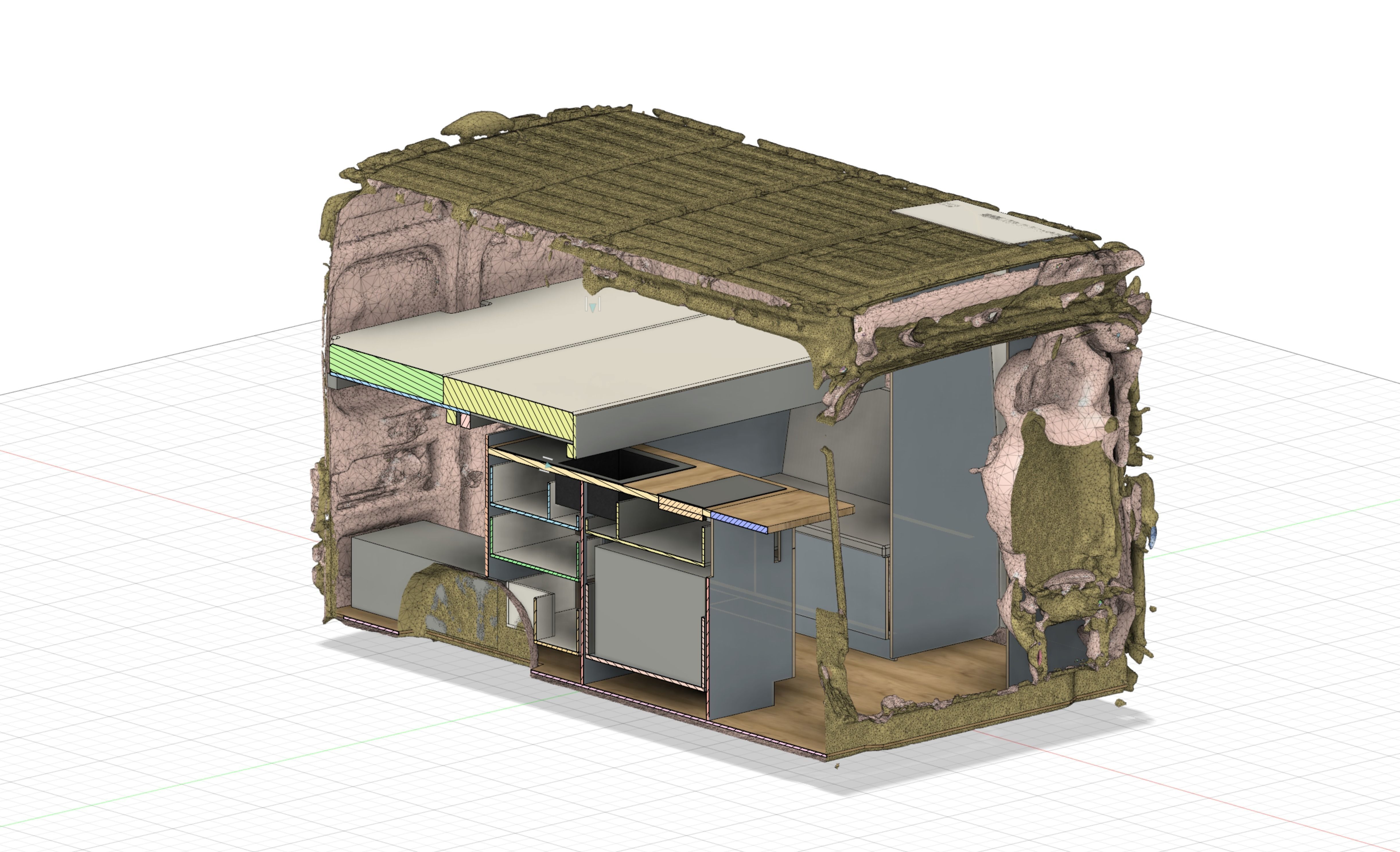 Ducato L2H2 2012 interior 3D-Model 3D model_9