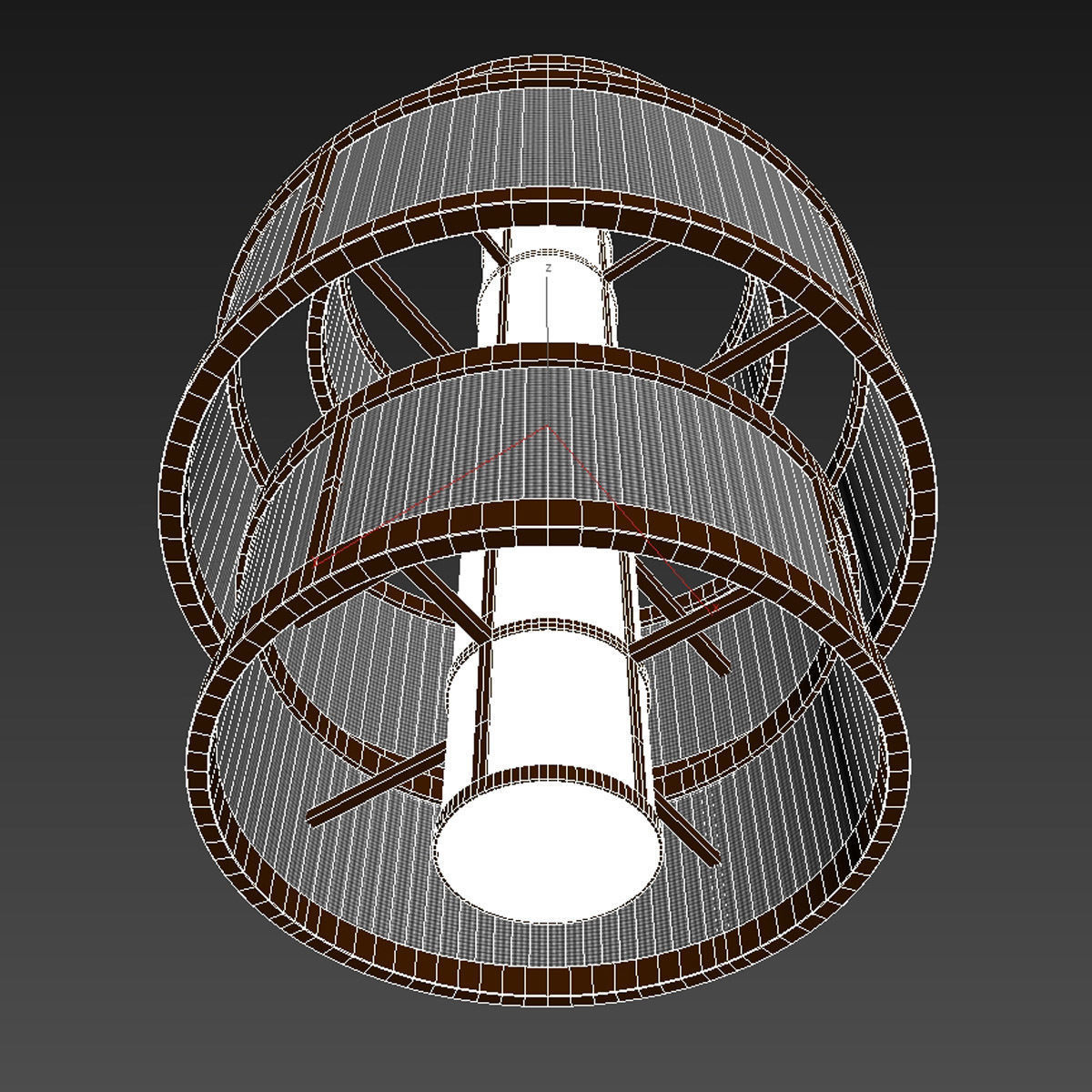 Sotao chandelier by Romatti 3D model_6