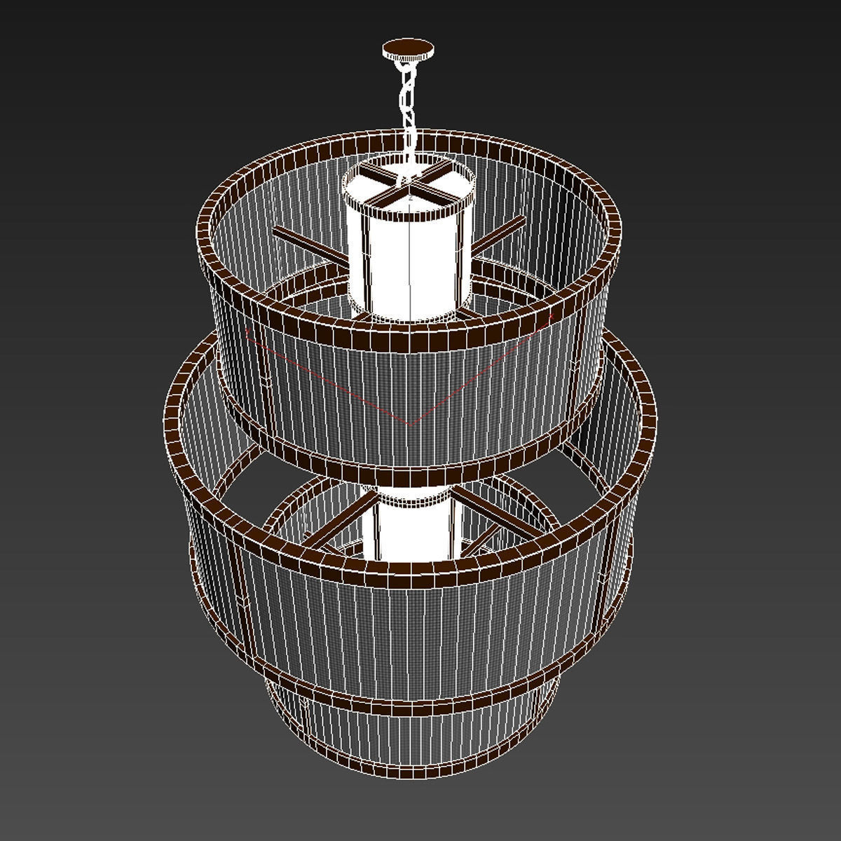 Sotao chandelier by Romatti 3D model_7