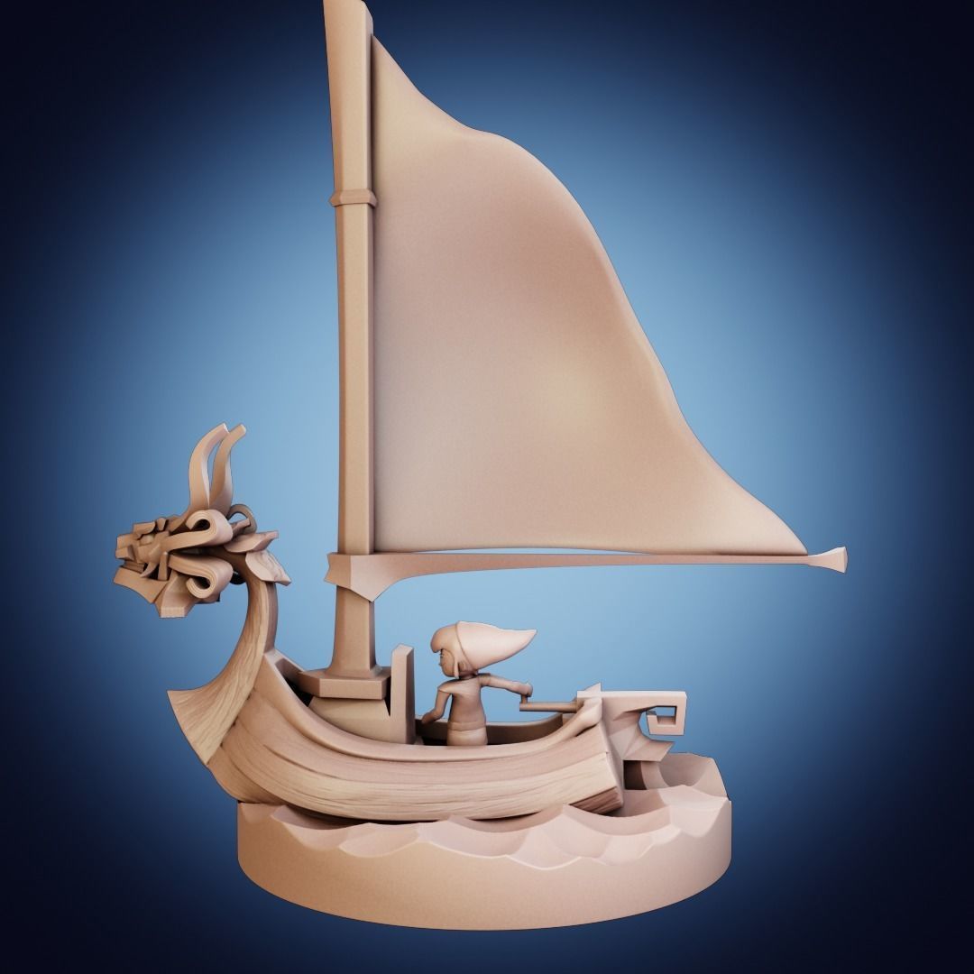 Zelda - King of Red Lions 3D print model_3