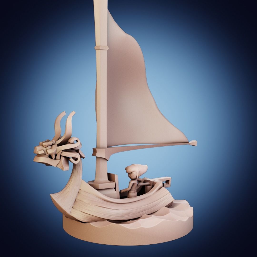 Zelda - King of Red Lions 3D print model_2