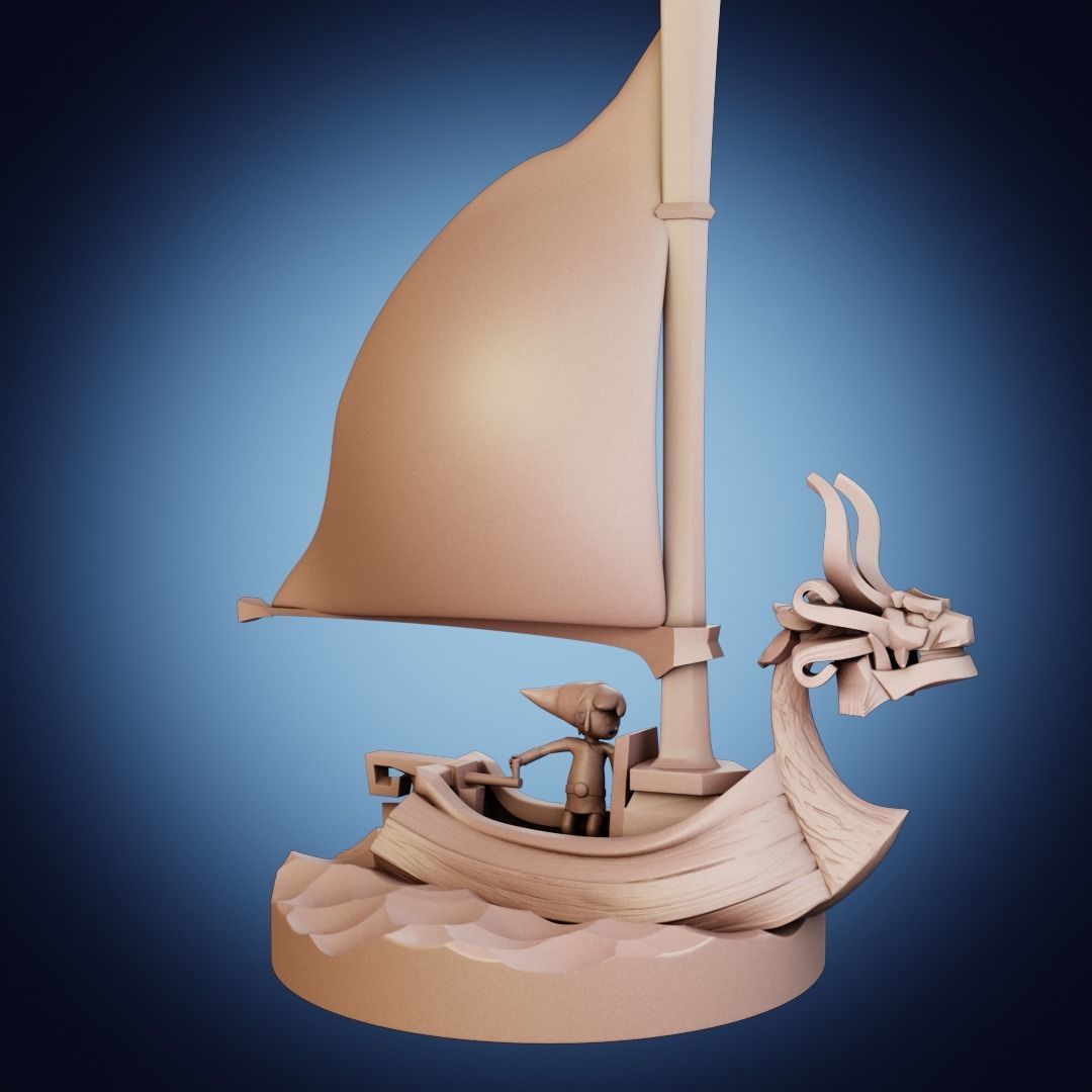 Zelda - King of Red Lions 3D print model_7